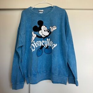 Disney Mickey Blue Crewneck Sweatshirt